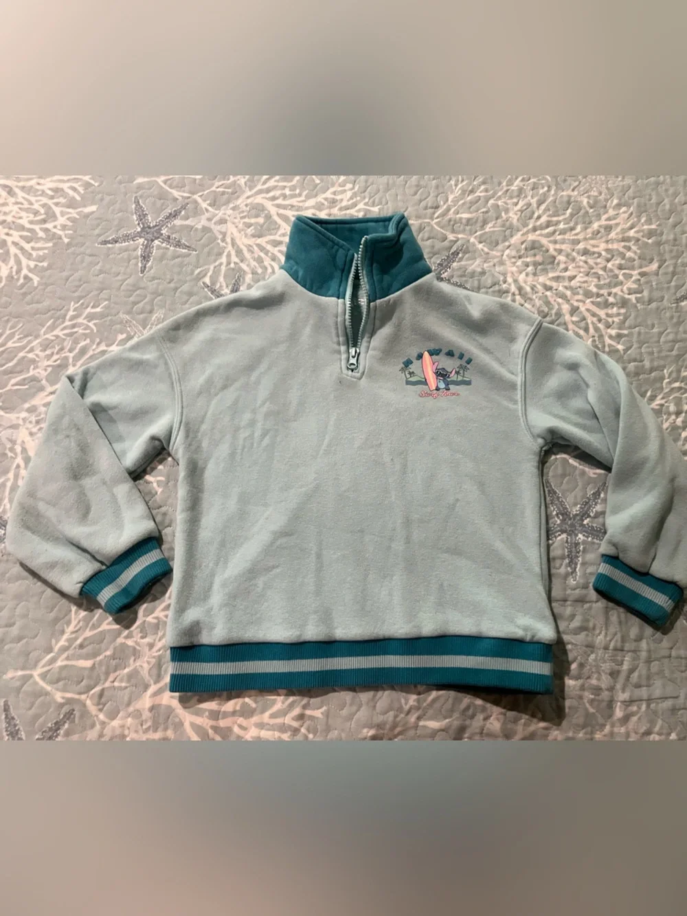 Disney Stitch pullover kids medium jacket